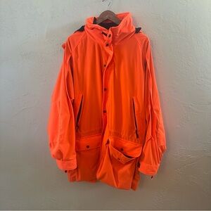 Guided Series Orange Men's Waterproof Hooded Jacket